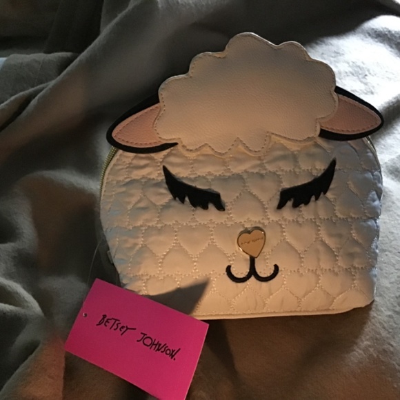 Host Pick Betsey Johnson - Lamb Novelty Art Deco Purse / Bag - So Adorable - Picture 3 of 10